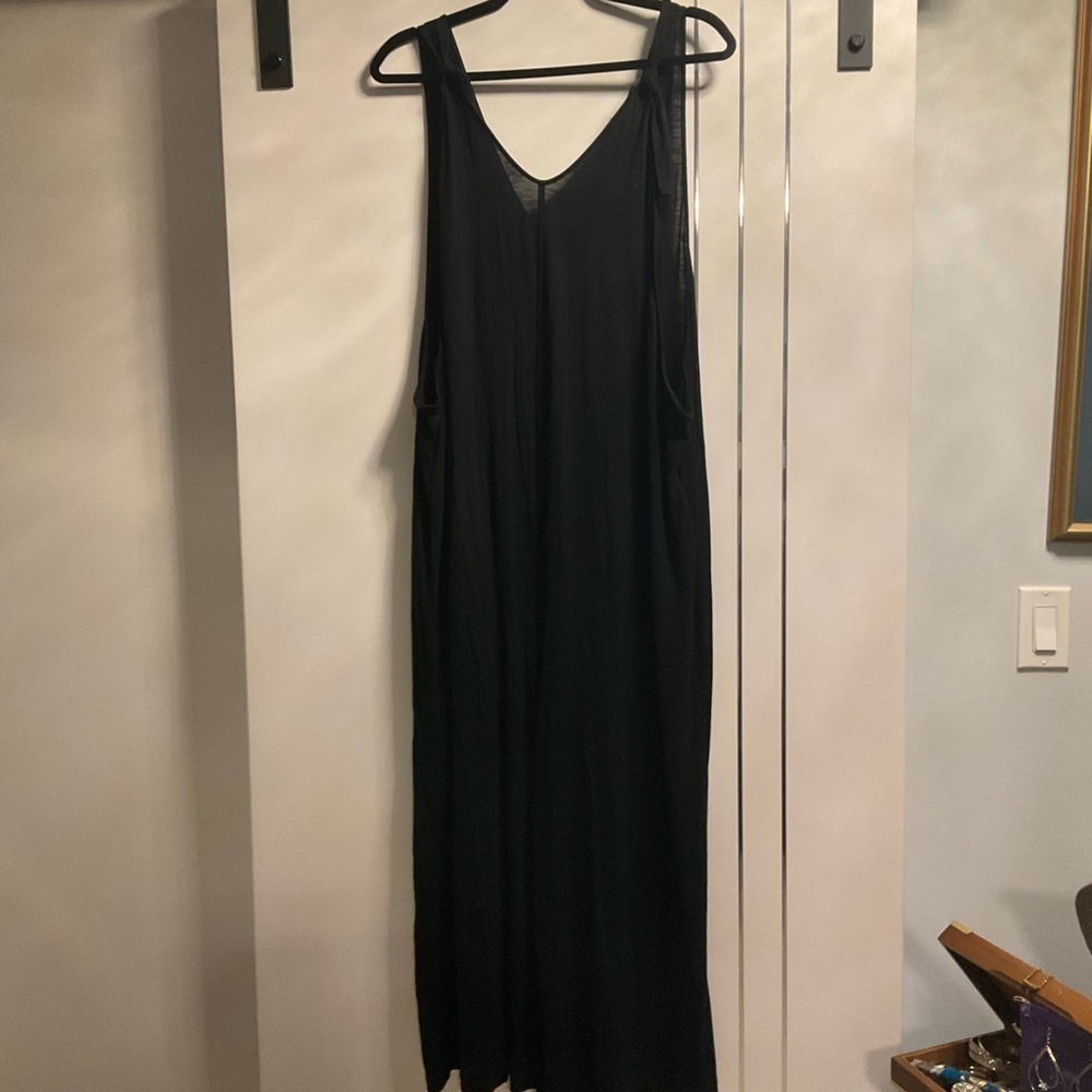 Black Jersey Romper 2X